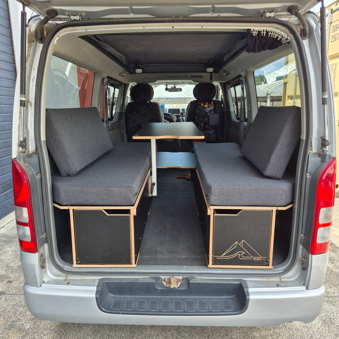 Toyota HiAce & Troopy Camper Kits — KODH Fitouts Australia